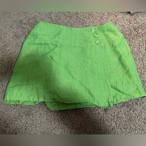Mini skirt linen